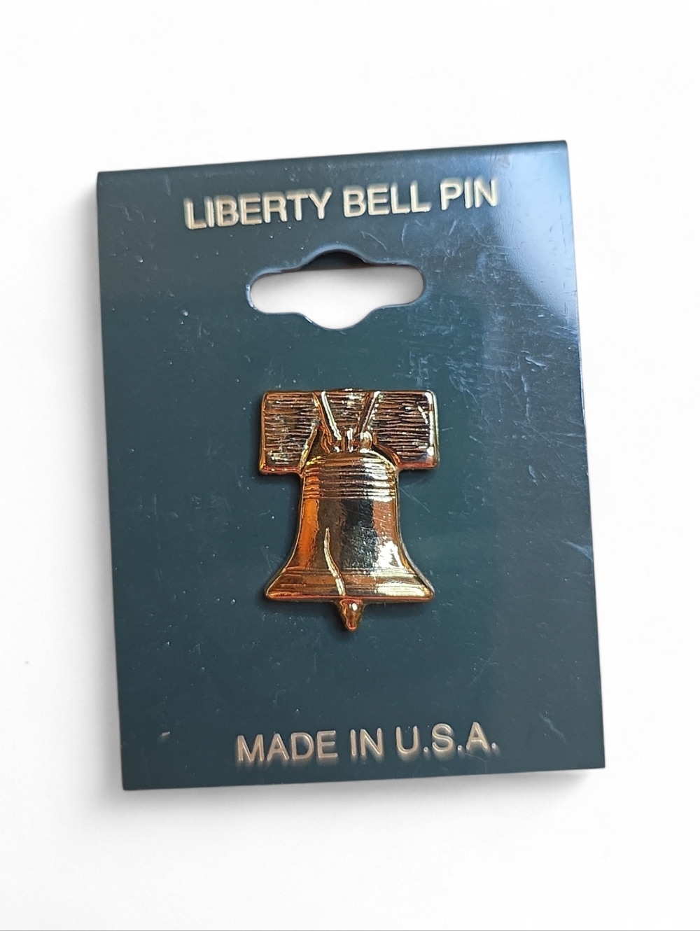 Liberty Bell Pin - Gold Tone